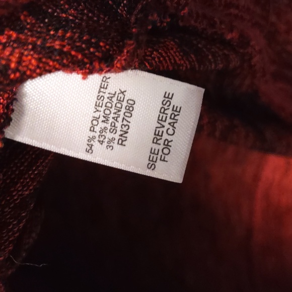 Red Marled Sweater - Picture 3 of 4
